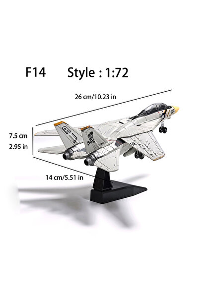 Choice F14 1 Piece DIY Puzzle Building Blocks Military Model Assemble Collect...