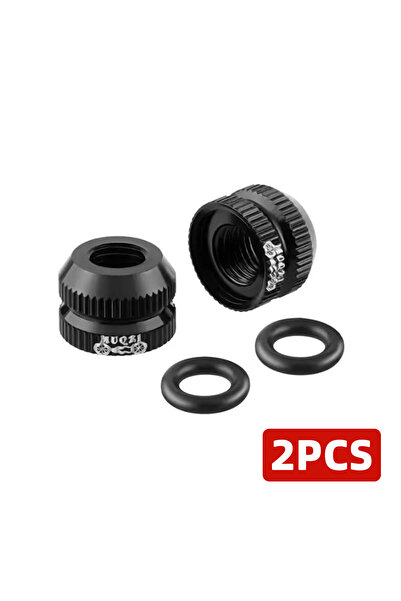 Choice Black PINMOAP 2PCS Bicycle Presta Valve Nut French Valve Stem Lock Rin...