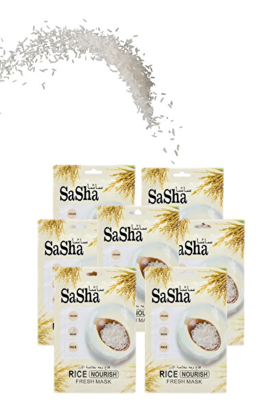 SASHA 7 قطع من قناع الأرز الطازج