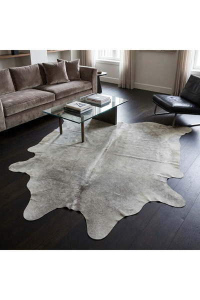 Natürel Gri XL Ebat İthal Premium Hakiki Dana Postu 210x200cm
