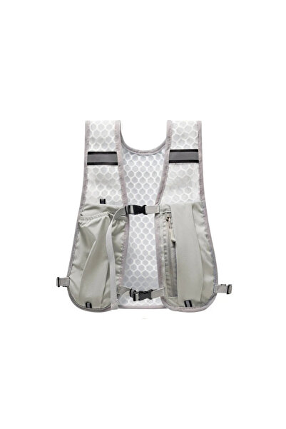 Choice Grey Lightweight Running Vest with Phone Holder New Reflective Hydrati...