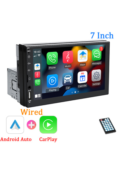 Choice راديو السيارة فقط 7 بوصة راديو السيارة 1 DIN Carplay Android Auto مشغل...
