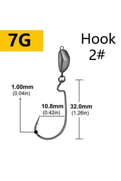 Choice 5pieces 7g 5pcs 5g 7g 10g Jig Head Deep Fishing hook Weight Sinker Jig...