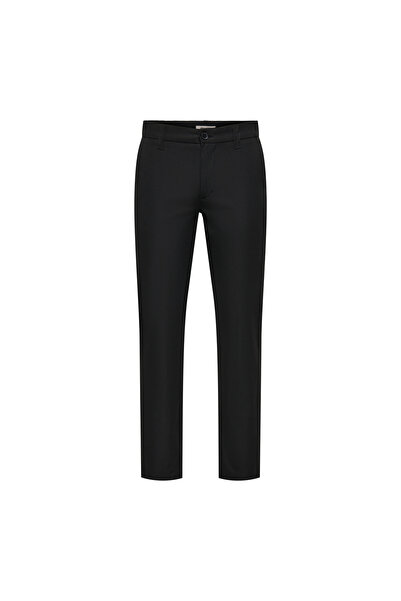 Only & Sons Weft Fowey Erkek Siyah Pantolon (22039283-B)
