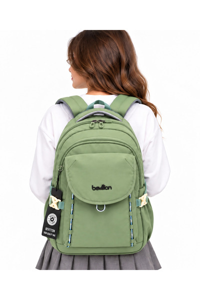 ÇantaExpress Αδιάβροχη υφασμάτινη σχολική τσάντα Unisex Daily School Backpack...