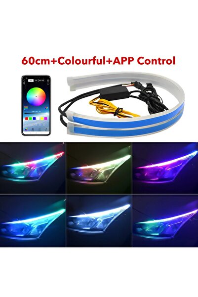 Choice 60cm Length Daytime Running Lights Car LED DRL Lamp Strip DRL Decorati...