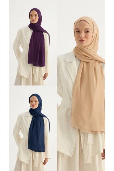 ALDAIYR 3 Pieces of Medina Silk Shawls