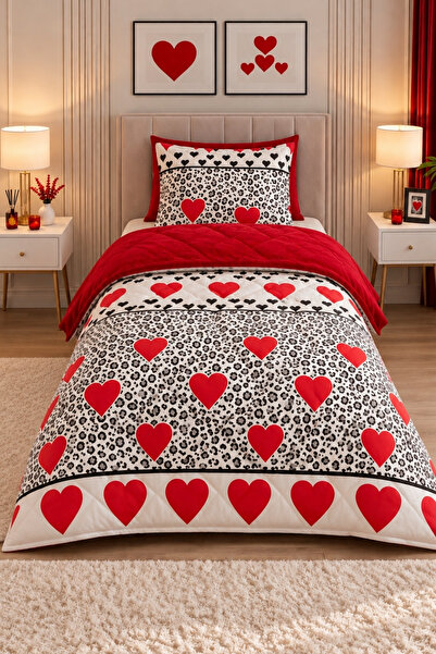 Almira Prime |   Double-Sided Single Wellsoft Quilt Set |   155 X 215 cm |   ...