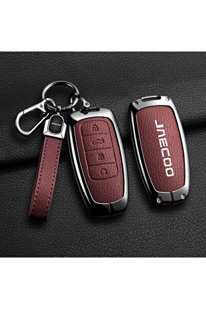 Choice Red 03 Zinc Alloy Key Case for Chery JAECOO J7 J8 Key Cover Arrizo Tig...