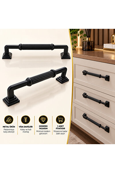 alacalı metal&mobilya aksesuarları A-SİYAH PİRAMİT AYAK SİYAH ÇİZGİLİ BORU DO...