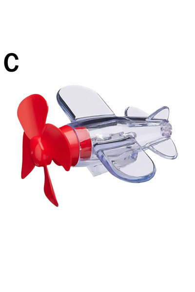 Choice 1pcs red 1/2pcs Wind-Powered LED Airplane Propeller Motorcycle & Car E...