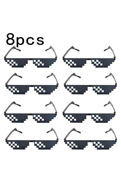 Choice 8PCS 1-8pcs Mosaic Sunglasses Cool Party Vintage Shades Eyewear For Me...