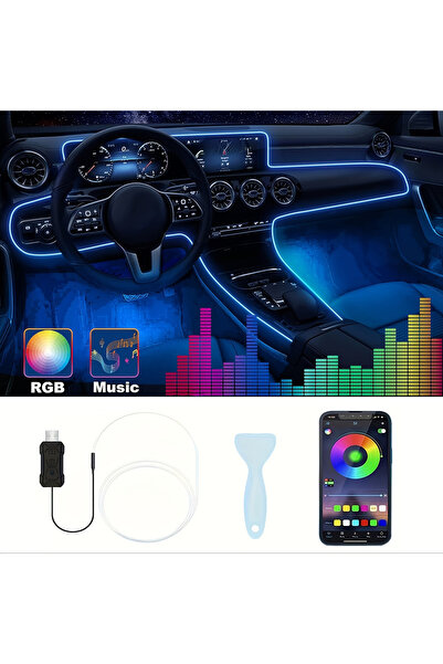 Choice 1in1 3m 3m/118 inch Auto Ambient Lighting Car LED Interior Strip Light...