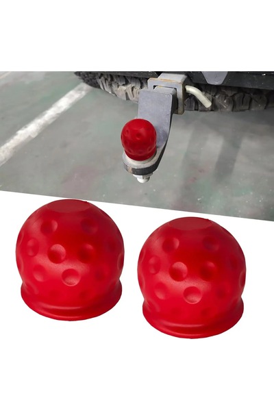 Choice 2pcs Universal 55MM Tow Bar Ball Cover Cap Trailer Ball Cover Tow Bar ...