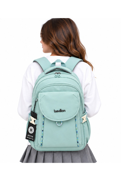 ÇantaExpress Αδιάβροχη υφασμάτινη σχολική τσάντα Unisex Daily School Backpack...