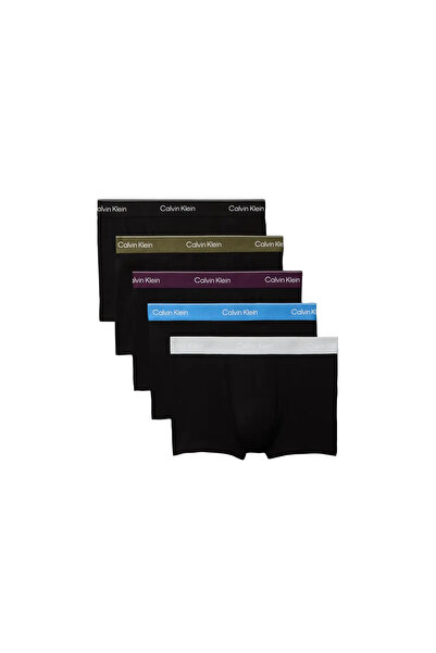 Calvin Klein RELAXED FIT TRUNK 5P, 4MN Siyah Erkek 5'li Boxer