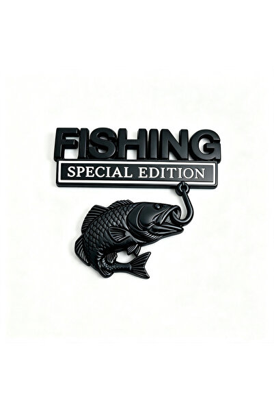 Choice D 3D Metal Car Emblem Sticker Fishing Special Edition Realistic Bass F...