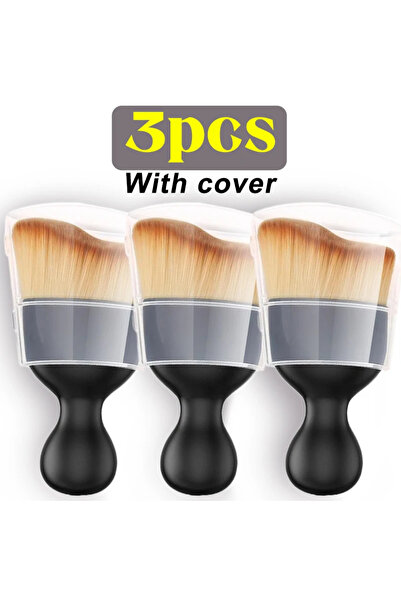 Choice 3pc- with cover Car Interior Cleaning Brush Conditioner Air Outlet Sof...