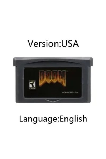 BANDAI Doom USA GBAGame Cartridge Advance Jurassic/kirby/Mother Series/Super ...