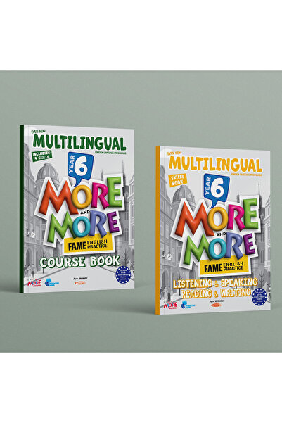 Kurmay ELT 6 MORE&MORE MULTILINGUAL 2 Lİ SET (COURSE BOOK + SKILLS BOOK)