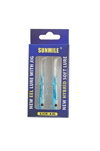 Choice طعم صيد سمك الأنقليس SUNMILE بلون 03، 85 مم، 8.4 جرام، مع جيغ، طعم صنا...