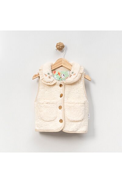 mirkidsclub Unisex Çocuk Peluş Yelek