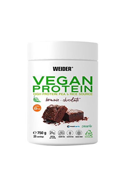 Weider Nutrition Βίγκαν Πρωτεΐνη (750 γρ) Μπράουνι Σοκολάτα