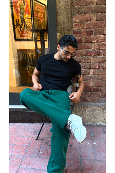 3 İplik Oversize Baggy Eşofman Altı – Bol Kalıp Rahat Kesim Günlük Unisex Eşofman