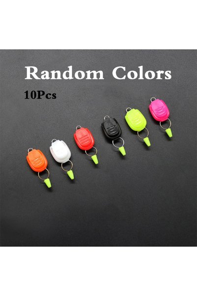 Choice Mixed color 10Pcs 5/10/15pcs Updated Fishing Line Stopper Clip with Si...