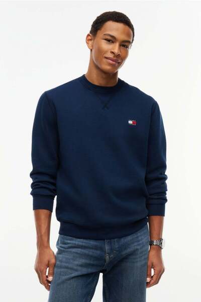 Tommy Jeans Erkek Sweatshirt-DM0DM23607