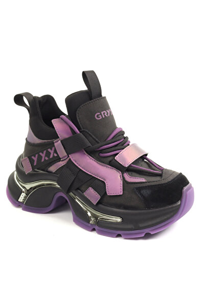 Gryxx Pantofi dama 6LMQ70008B F8 Z-negru+multicolor-37