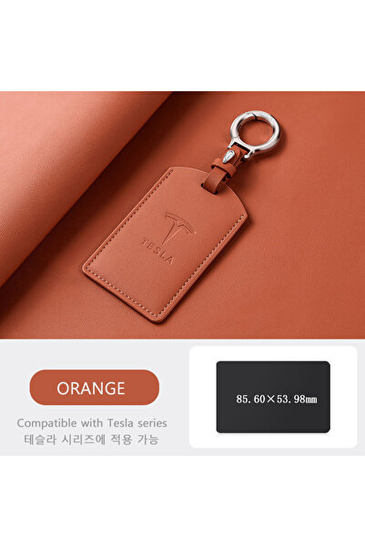 TESLA Orange-1 For Model Y Juniper Model 3 S X Highland Interior Key Covers K...