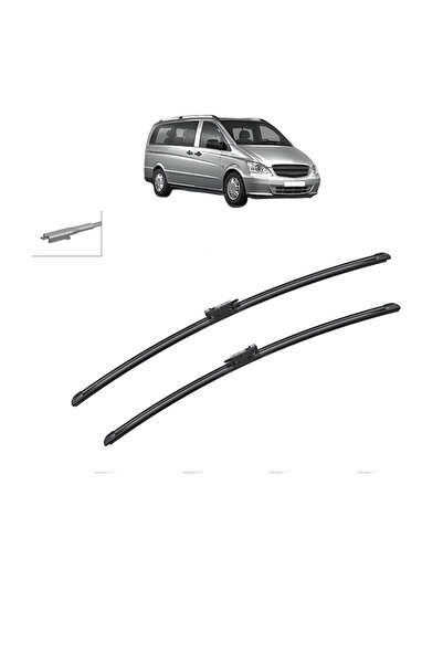Bosch Σετ 2 υαλοκαθαριστήρων για MERCEDES-BENZ VITO Bus (W639) 2003-2014, για...
