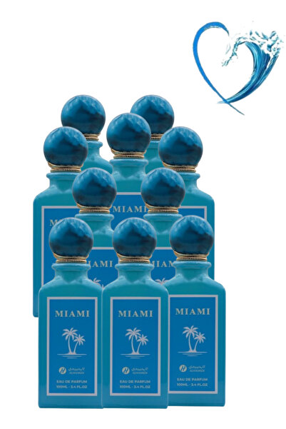 ALHAMIDI 10 Pieces Miami Perfume 100 ML