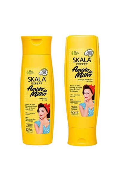 raghwah Shampoo with balm skala corn starch 325ml