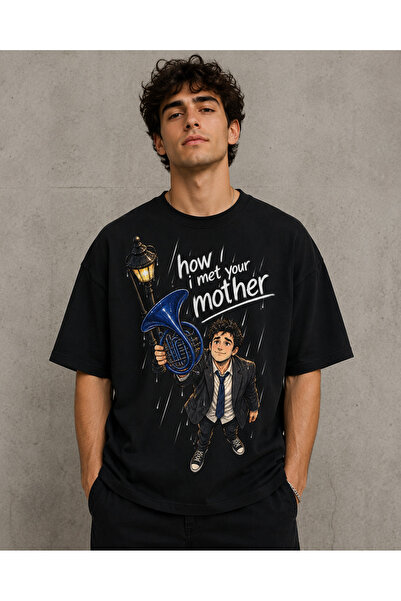 How I Met Your Mother Ted Baskılı Oversize Unisex T-shirt