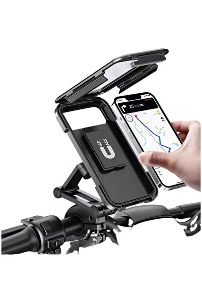Choice black New Adjustable Retractable Bike Phone Holder 360° Rotating Water...