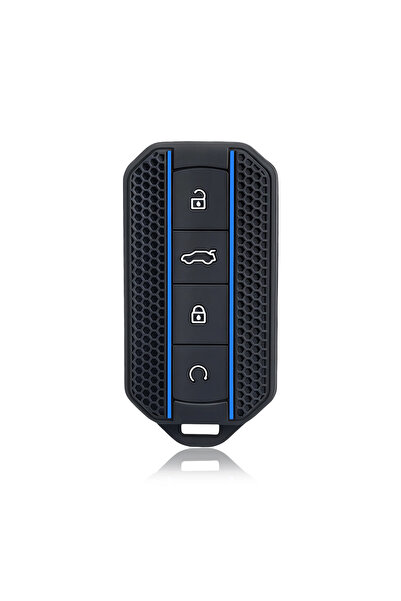 Choice Blue Line Silicone Car Key Case Full Cover for Chery Jaecoo J5 5 2025 ...