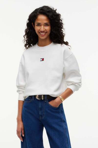 Tommy Jeans Kadın Sweatshirt-DW0DW23297