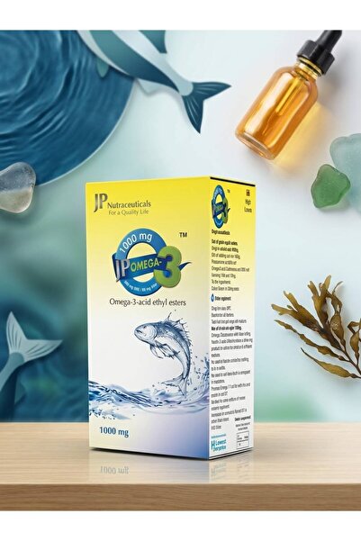 JAMJOOM PHARMA زيت السمك أوميغا 3 من جي بي بتركيز 1000 ملغ، 60 كبسولة