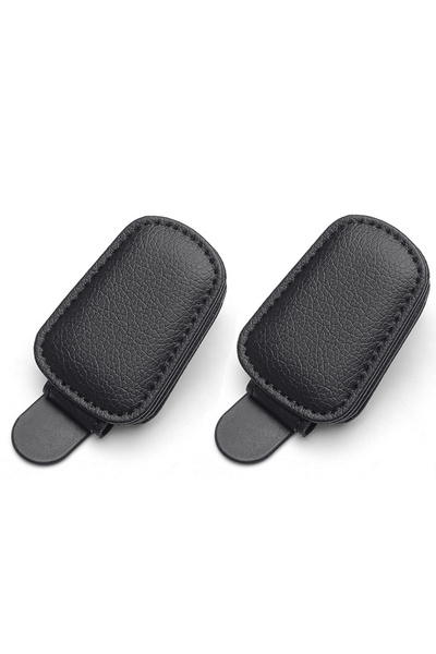 Choice Black-2PCS 2Pcs Sunglasses Holder Is Suitable for Car Sun shades Magne...