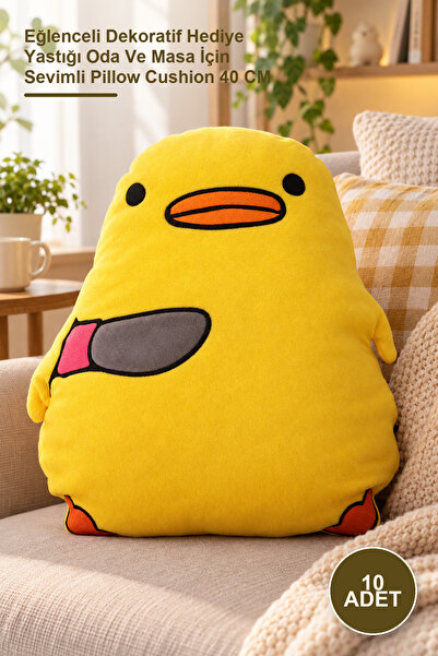 Yenilig 10 Pieces of Bad Chick Pillow – Fun Decorative Gift Pillow, Cute Pill...
