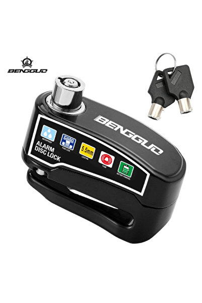 Choice Black Lock Motorcycle Alarm Disc Lock Anti Theft 110dB Waterproof Moto...