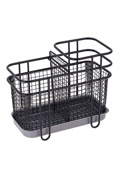 Ander Coș de scurgere pentru tacâmuri oval negru