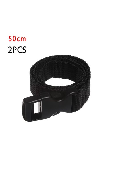 Choice 50cm-2PCS Travel Tied Nylon Cargo Tie Down Luggage Black Durable Lash ...