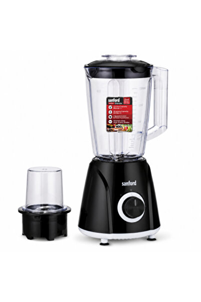 Sanford Blender and Grinder 2 in 1, 1.6 Liters - Black