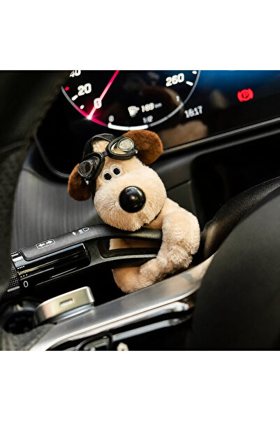 Choice Pilot Dogs Cute Plush Puppy Car Ornament for Wiper Rod, Turn Signal Le...