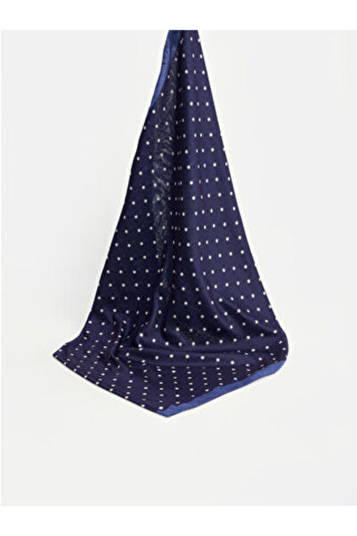 LC Waikiki Navy Blue Polka Dot Women's Shawl
