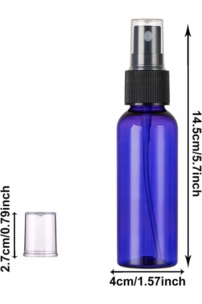 NO BRAND Flacoane de călătorie cu pulverizator 100ml 6 bucăți