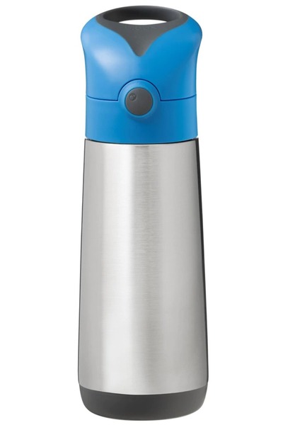 b.box Termos pentru copii cu pai, 500 ml, albastru ardezie, 3+